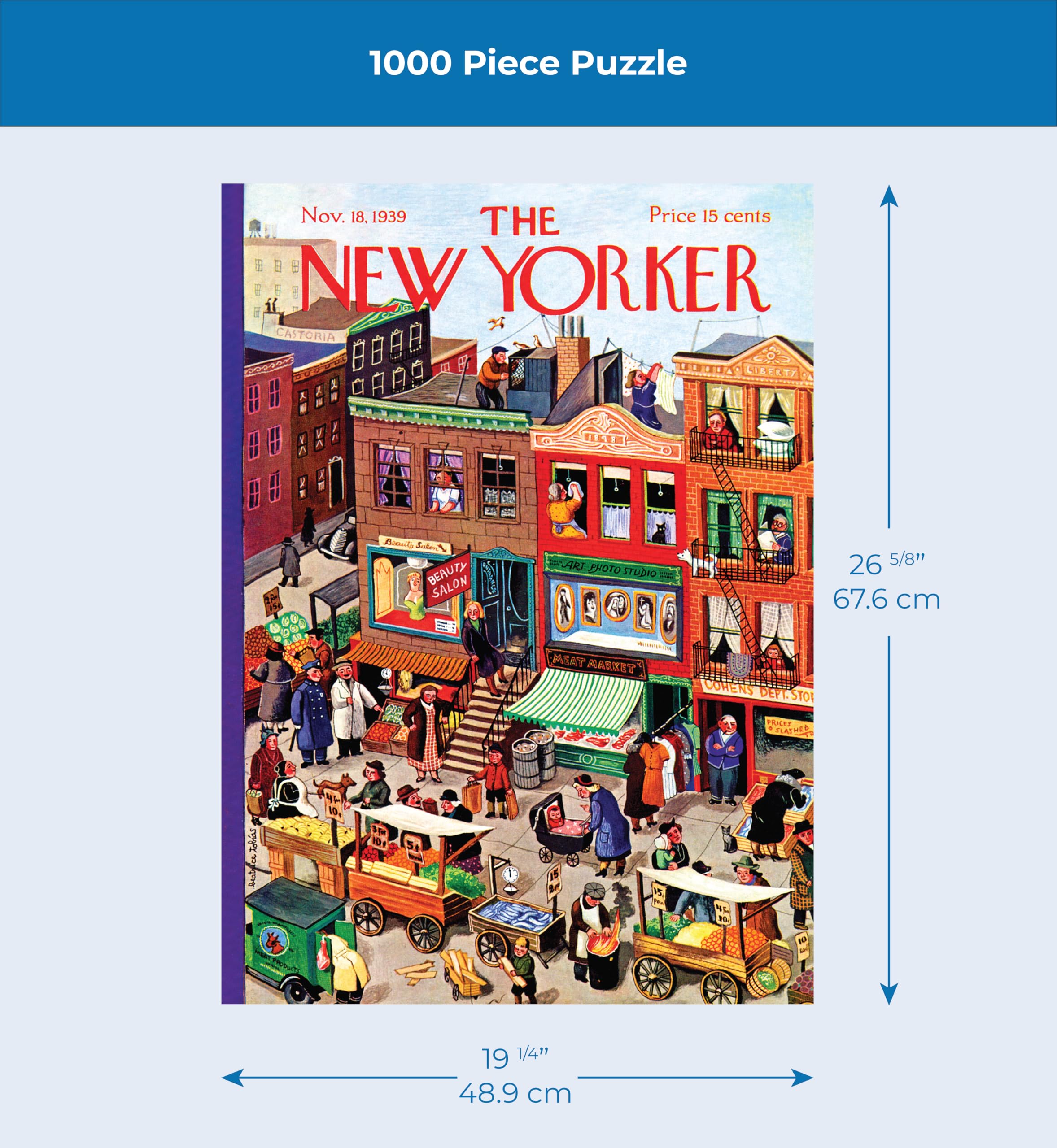Amazon.com: New York Puzzle Company - New Yorker Main Street
